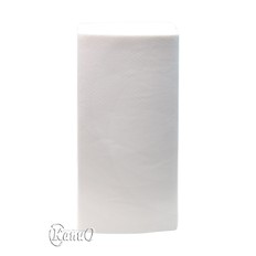 Листовые полотенца V-сложения 1 слой, 200 листов, белые, сязь, 22х23 см, 25 гр.
