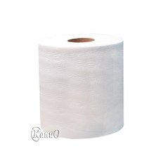 Рулонные полотенца 2 слойные, 150 метров, белые, 100% целлюлоза, h-19,5 см, 17 гр. Премиум.