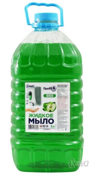 Мыло жидкое "Зеленое Яблоко", "Пани Проня" 5л ПЭТ